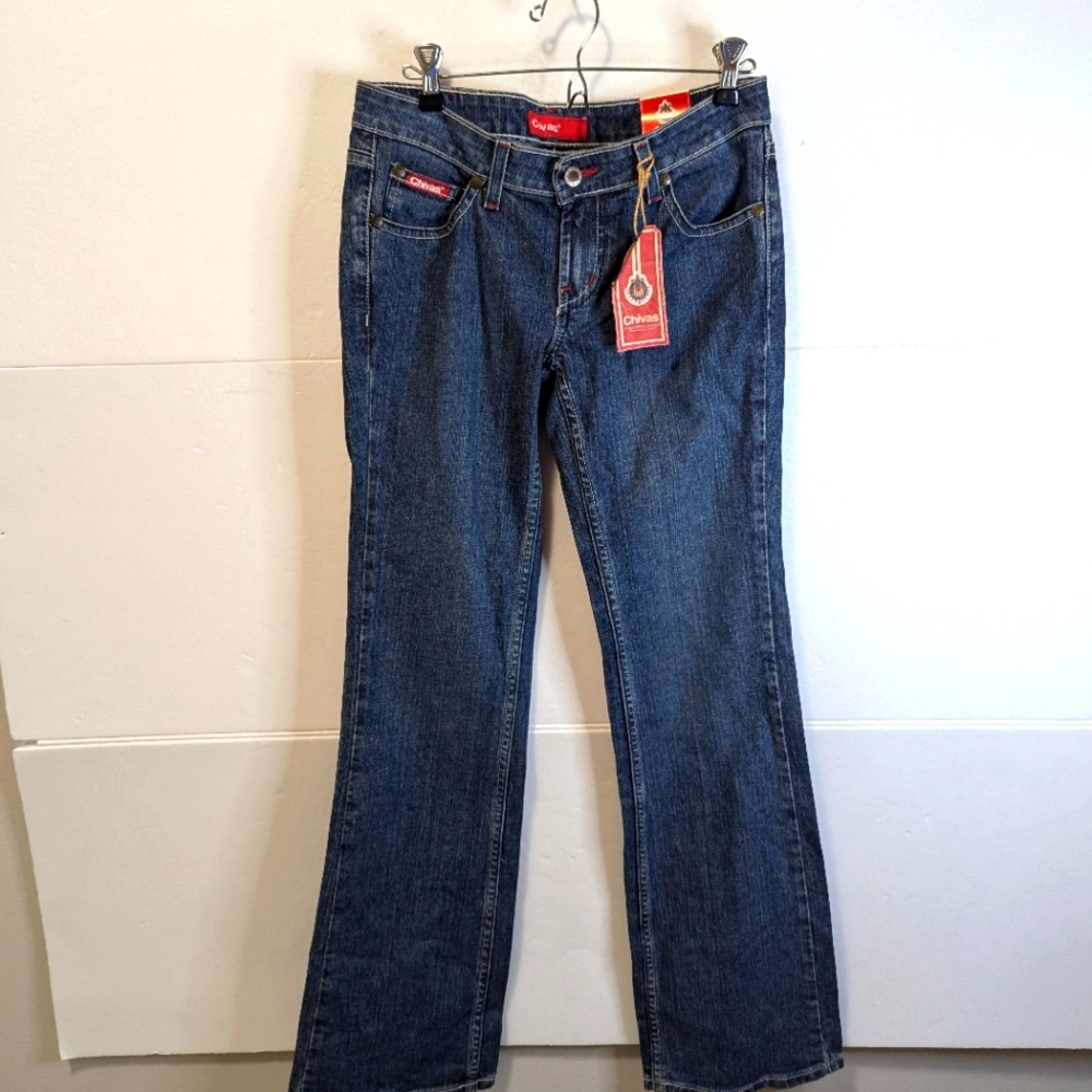 Chivas Straight Leg Jeans, Size 5